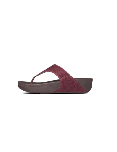 Fit Flop Ciabatta Glitterata Infradito Zeppa Rosso