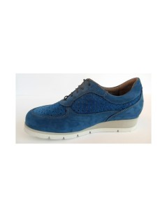 F.lli Tomasi Sneakers Traforata Leggera Plantare Estraibile Blu
