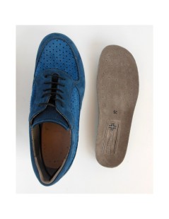 F.lli Tomasi Sneakers Traforata Leggera Plantare Estraibile Blu