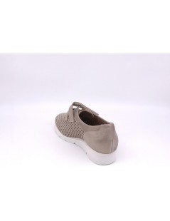 F.lli Tomasi Sneakers Doppio Velcro Plantare Estraibile Taupe