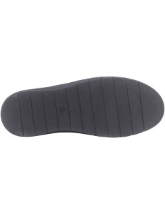 Loren Sneakers Comfort Pelle Tessuto Zip Plantare Estraibile Nero