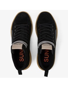 Sun68 Sneakers Alta Fondo Gomma Plantare Estraibile Nero