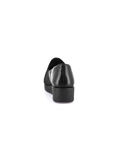 Grunland Mocassino Comfort con Elastico Zeppa Media Punta Naplak Nero