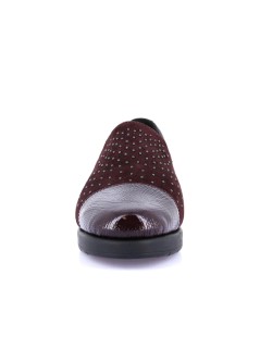 Grunland Mocassino Comfort con Elastico Zeppa Media Punta Naplak Bordeaux