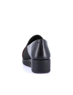 Grunland Mocassino Comfort con Elastico Zeppa Media Punta Naplak Bordeaux