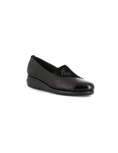 Grunland Slipon Mocassino Comfort Extra Flessibile Nappa Nero
