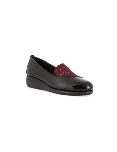 Grunland Slipon Mocassino Comfort Extra Flessibile Nappa Bordeaux