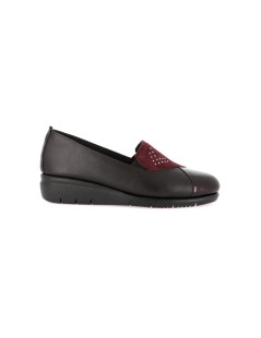 Grunland Slipon Mocassino Comfort Extra Flessibile Nappa Bordeaux