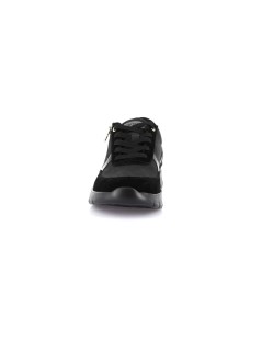 Grunland Sneakers Zeppa Lacci Zip Plantare Estraibile Nero