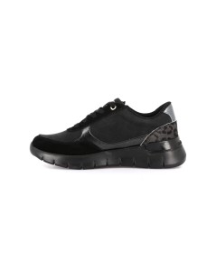 Grunland Sneakers Zeppa Lacci Zip Plantare Estraibile Nero