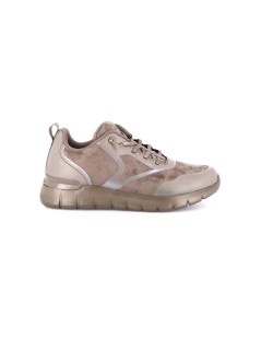 Grunland Sneakers Zeppa Lacci Elastici Plantare Estraibile Tortora