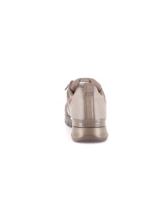 Grunland Sneakers Zeppa Lacci Elastici Plantare Estraibile Tortora