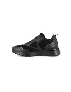 Grunland Sneakers Zeppa Lacci Elastici Plantare Estraibile Nero