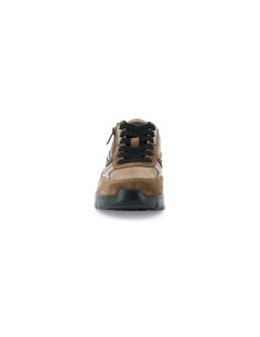 Grunland Sneakers Zeppa Lacci Zip Plantare Estraibile Cuoio
