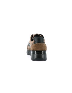 Grunland Sneakers Zeppa Lacci Zip Plantare Estraibile Cuoio