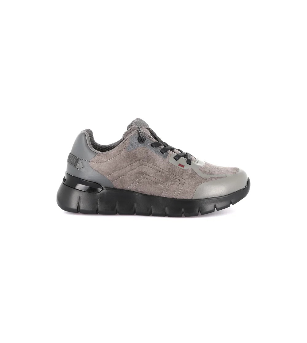 Grunland Sneakers GL-TEX Lacci Elastici Plantare Estraibile Antracite