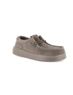 Grunland Slipon Dude Lacci Elastici Plantare Estraibile Grigio