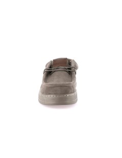 Grunland Slipon Dude Lacci Elastici Plantare Estraibile Grigio