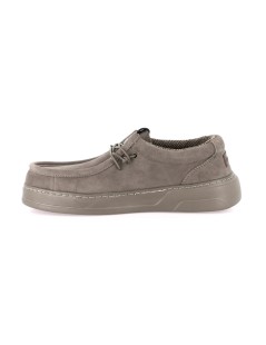 Grunland Slipon Dude Lacci Elastici Plantare Estraibile Grigio