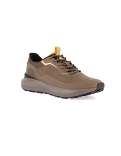 Grunland Sneakers Free Slip Lacci Elastici Plantare Estraibile Marrone