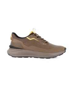 Grunland Sneakers Free Slip Lacci Elastici Plantare Estraibile Marrone