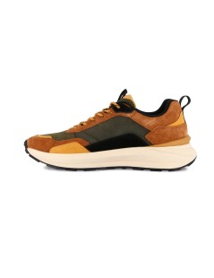Grunland Sneakers Fondo Medio Plantare Estraibile Cuoio