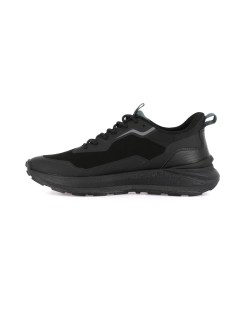 Grunland Sneakers Free Slip Lacci Elastici Plantare Estraibile Nero