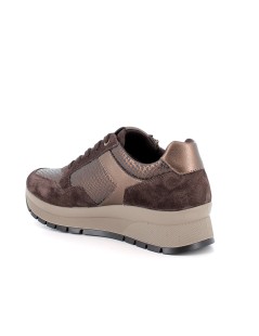 IGI &Co Sneakers Lacci Zip Plantare Estraibile Testa di Moro
