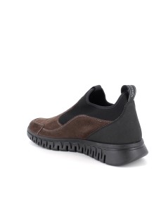 IGI &Co Slipon Morbido e Leggero Effetto Calzino Elastico Marrone Nero