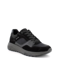 IGI &Co Sneakers Pelle Camoscio Plantare Estraibile Nero