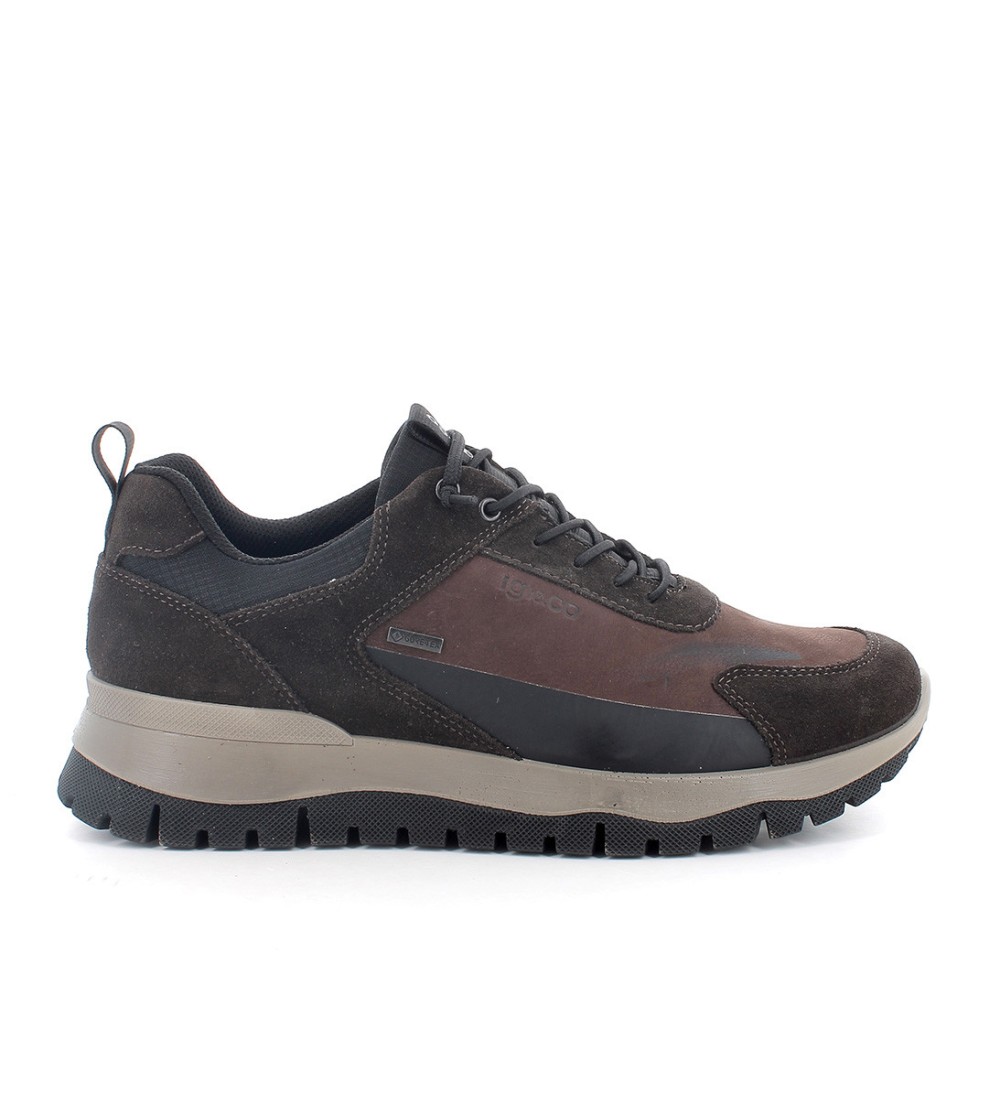 IGI &Co Sneakers Goretex Lacci Elastici Plantarare Estraibile Marrone