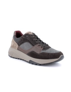 IGI &Co Sneakers Dettagli Camoscio Plantare Estraibile Marrone