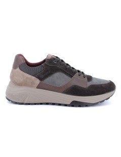 IGI &Co Sneakers Dettagli Camoscio Plantare Estraibile Marrone