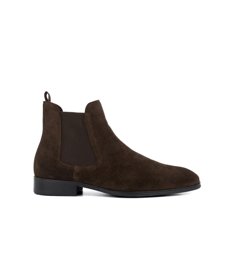 Kigili Beatles Chelsea Uomo Tutto Camoscio Marrone