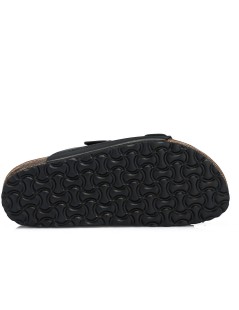 Valleverde Ciabatta Biosoft Doppia Fibbia Nero