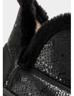 Loren Tronchetti Elasticizzati Eco Peluche Plantare Estraibile Nero