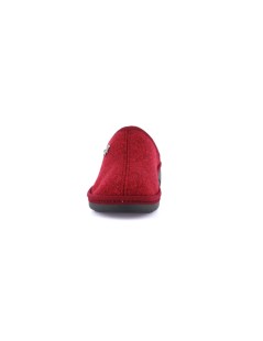 Grunland Ciabatta Zeppa Collo Alto con Spilla Bordeaux