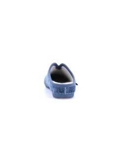 Grunland Ciabatta Zeppa Scollo v Plantare Estraibile Blu