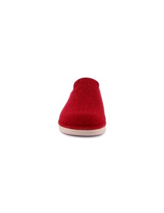 Grunland Ciabatta Zeppa Feltro Plantare Memory Fiore Bordeaux