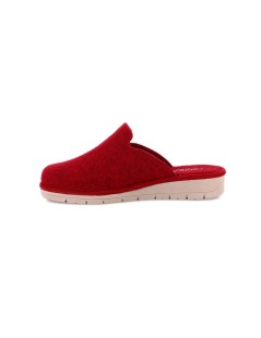 Grunland Ciabatta Zeppa Feltro Plantare Memory Fiore Bordeaux