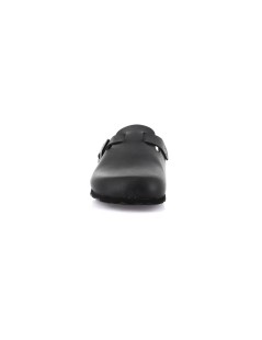 Grunland Sabot Boston Fondo Sughero Fibbia Regolabile Nero