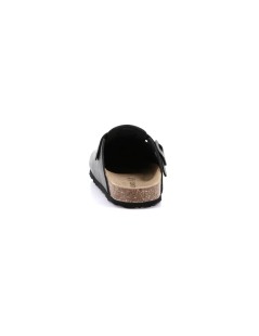 Grunland Sabot Boston Fondo Sughero Fibbia Regolabile Nero