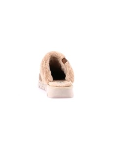 Grunland Ciabatta Velluto Interno Pelliccia Beige