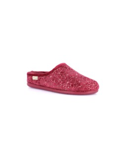 Grunland Ciabatta Flessibile Interno Tessuto Morbido Bordeaux