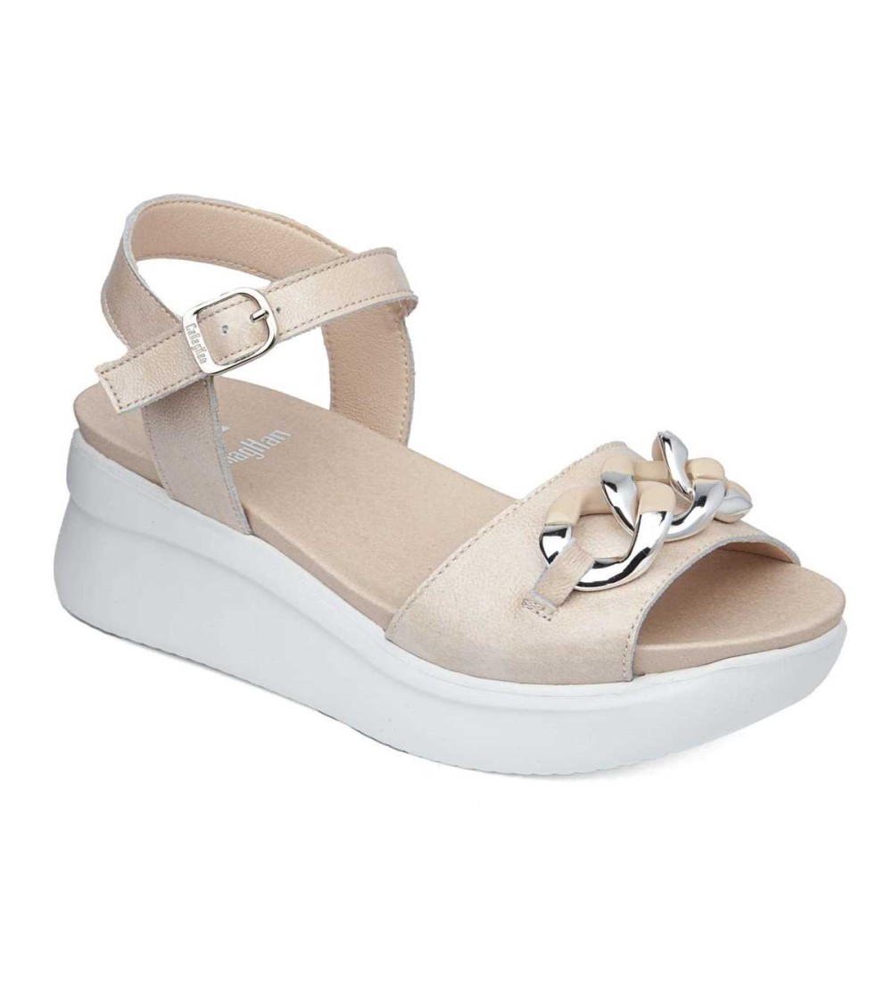 Callaghan Sandalo Zeppa Media Accessorio Naplak Rosa