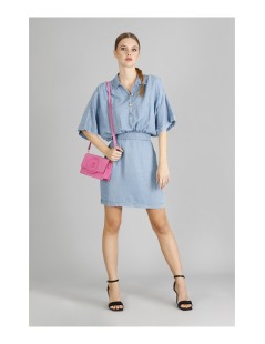 Cafè Noir Tracollina Rettangolare Patta Logo Fuxia