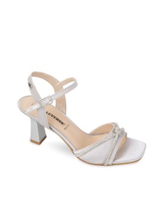 Valleverde Sandalo  Fascia con Nodo Strass Cavigliera Perla