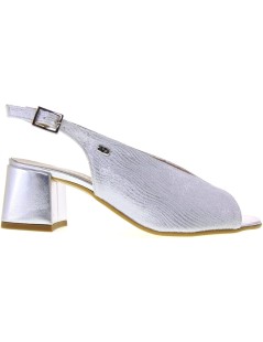 Valleverde Sandalo Scollo V Notturno Argento