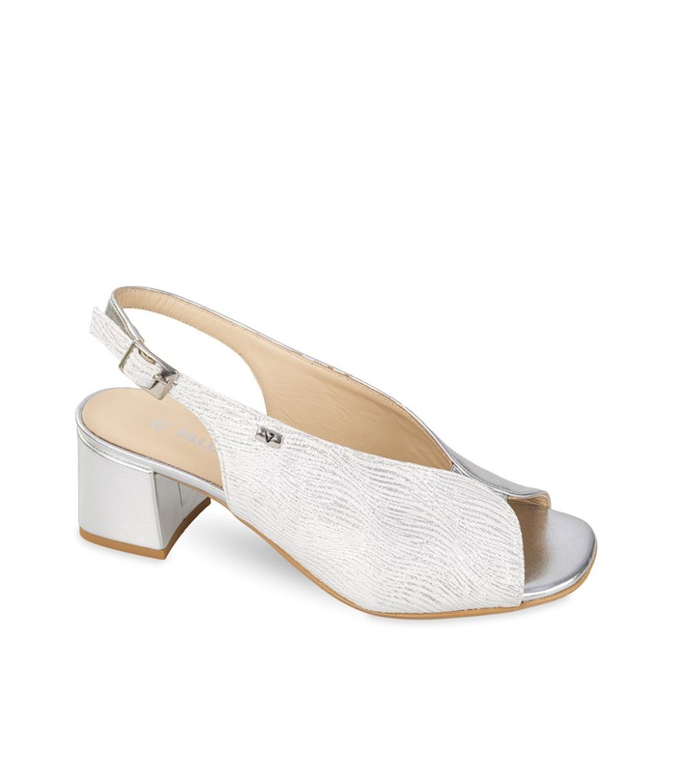 Valleverde Sandalo Scollo V Notturno Argento