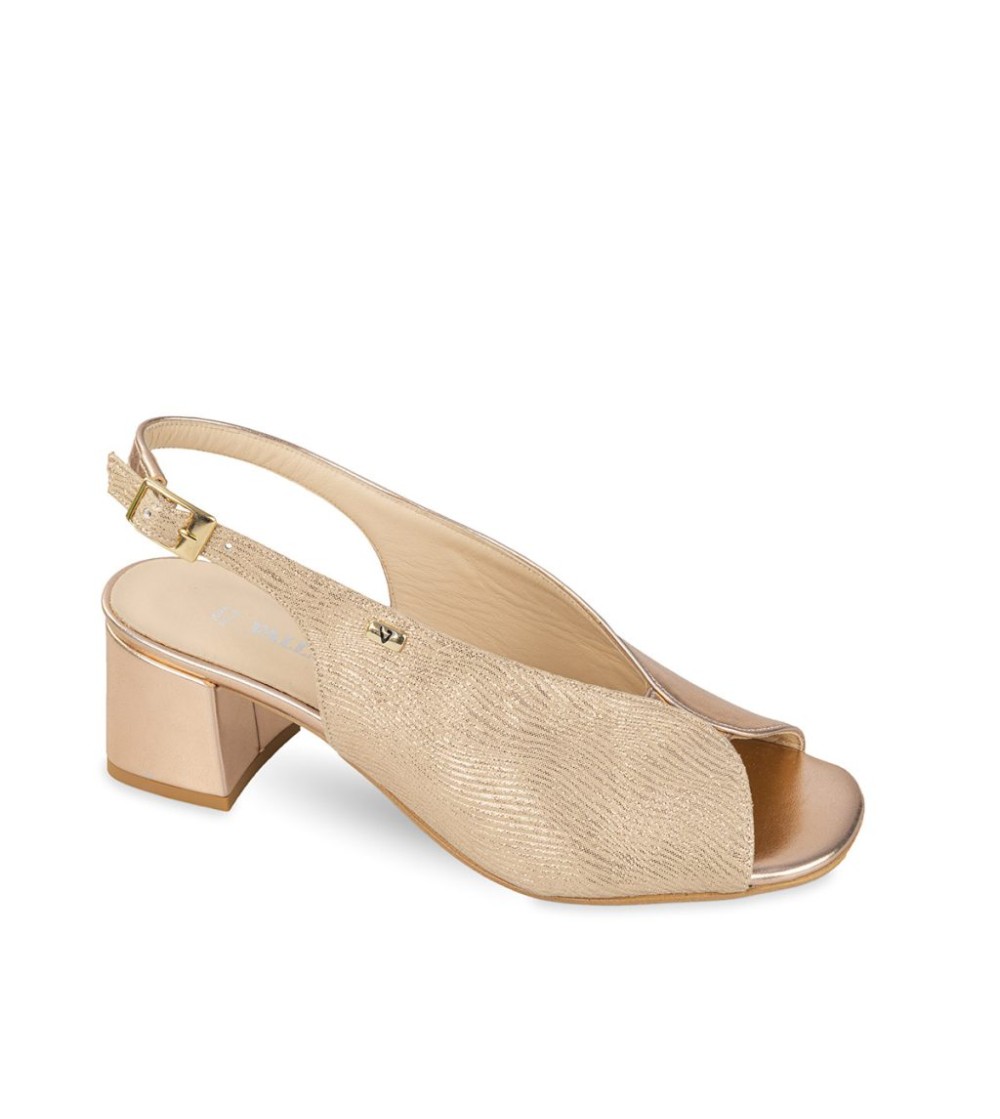 Valleverde Sandalo Scollo V Notturno Cipria